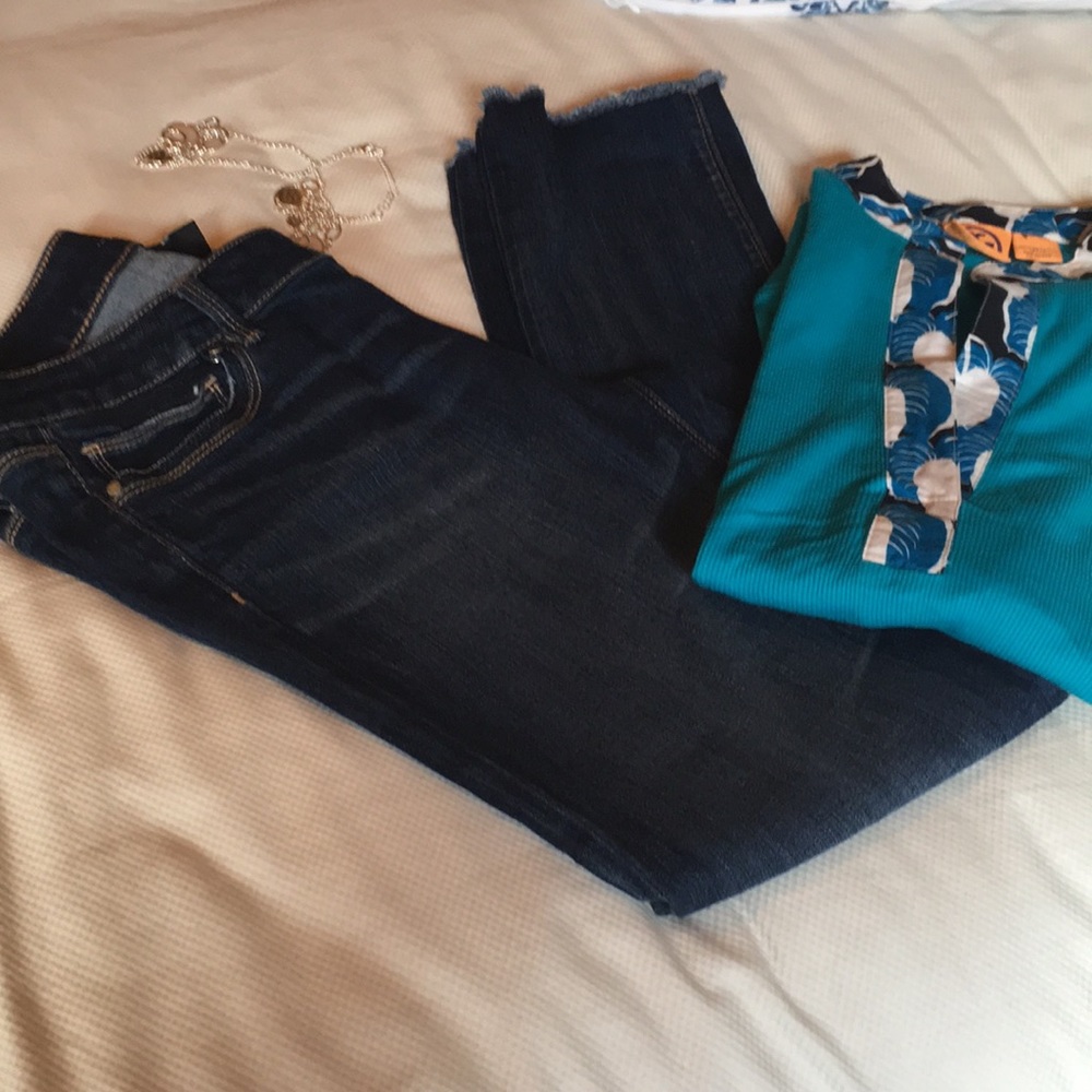 WHBM slim crop jeans size 4. NWOT